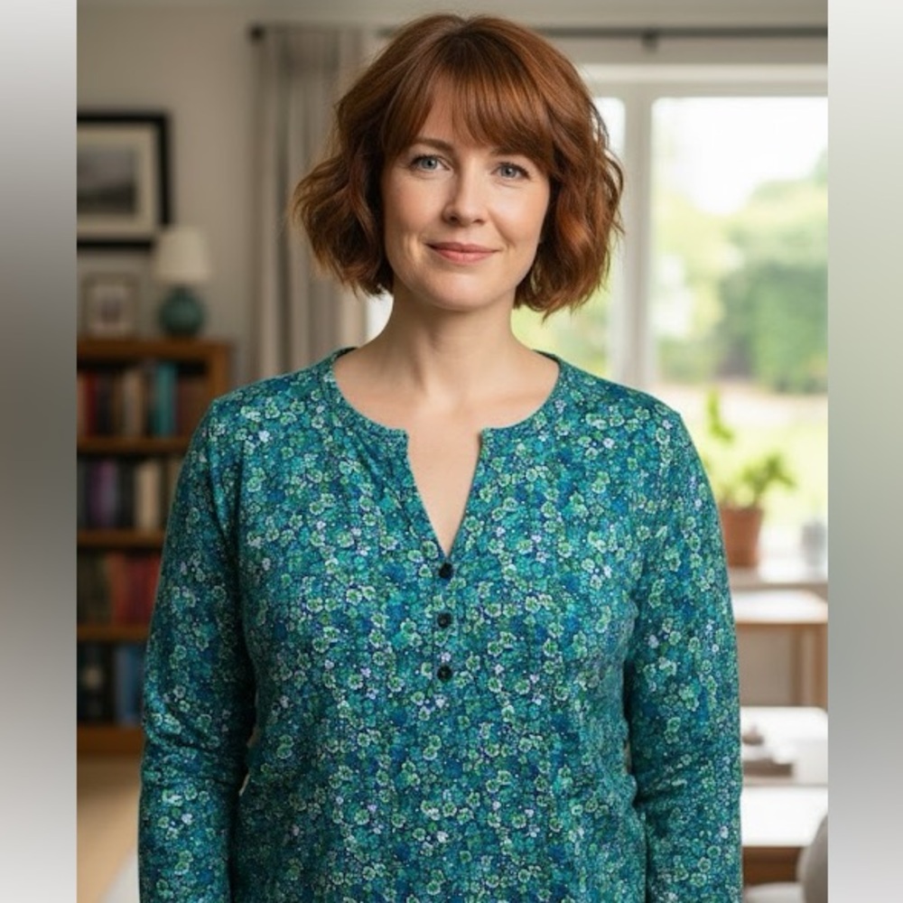 Moiety floral blouse